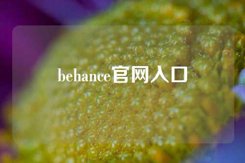 behance官网入口