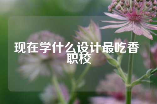 现在学什么设计最吃香 职校