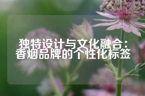 独特设计与文化融合：香烟品牌的个性化标签
