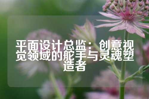 平面设计总监：创意视觉领域的舵手与灵魂塑造者