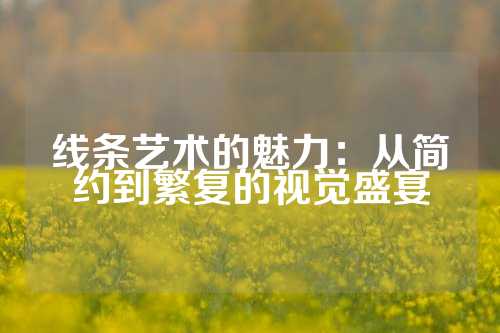 线条艺术的魅力：从简约到繁复的视觉盛宴