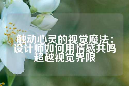 触动心灵的视觉魔法：设计师如何用情感共鸣超越视觉界限