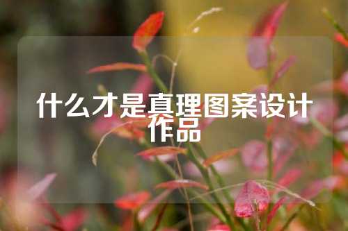 什么才是真理图案设计作品