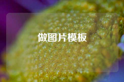 做图片模板