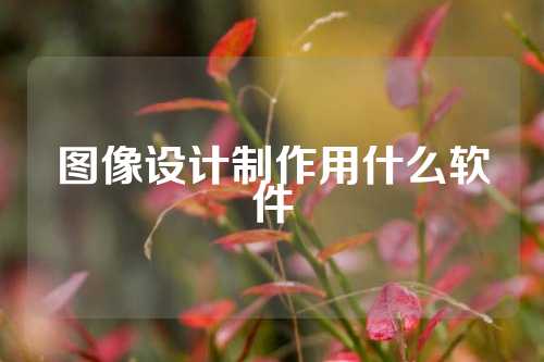 图像设计制作用什么软件