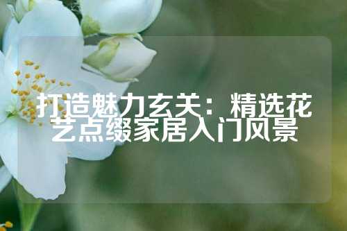 打造魅力玄关：精选花艺点缀家居入门风景