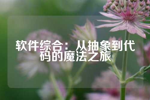 软件综合：从抽象到代码的魔法之旅
