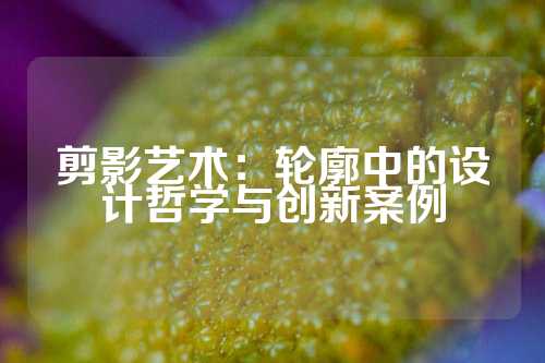 剪影艺术：轮廓中的设计哲学与创新案例