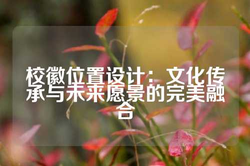 校徽位置设计：文化传承与未来愿景的完美融合