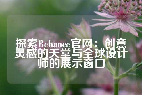 探索Behance官网：创意灵感的天堂与全球设计师的展示窗口