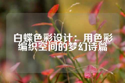 白蝶色彩设计：用色彩编织空间的梦幻诗篇