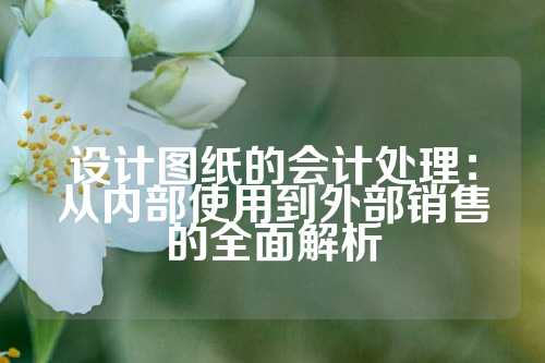 设计图纸的会计处理：从内部使用到外部销售的全面解析
