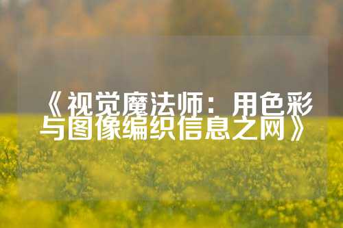 《视觉魔法师：用色彩与图像编织信息之网》