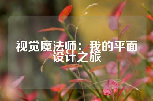 视觉魔法师：我的平面设计之旅