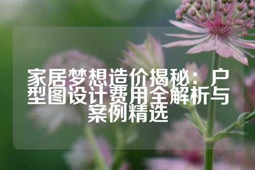 家居梦想造价揭秘：户型图设计费用全解析与案例精选